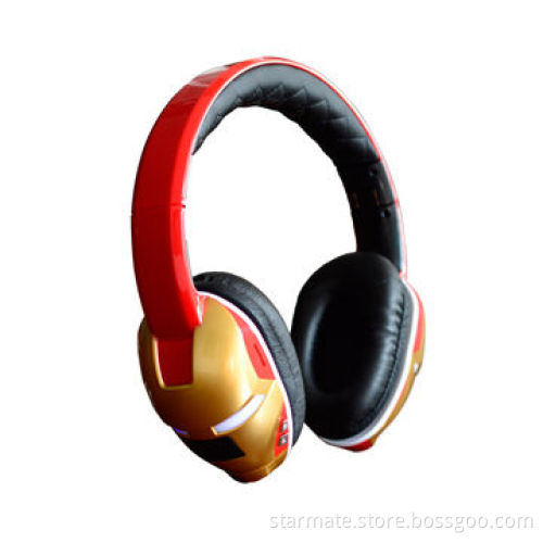 Wireless Headphones, Built-in Stereo FM Radio Function, Supports Memory Card